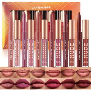 Jolilab 12件哑光唇线+液体口红套装  -40%