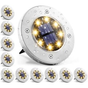 12件围栏地灯套装(免打孔/防水) 50%OFF