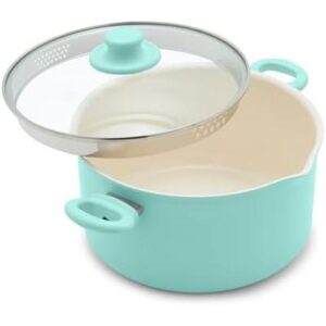 6夸脱(陶瓷不粘带滤盖多用汤锅) 34%OFF