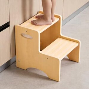 木质(双阶带防滑垫扶手儿童小凳) 43%OFF