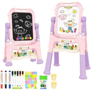 可调式(双面白板/含画具)儿童画架 46%OFF