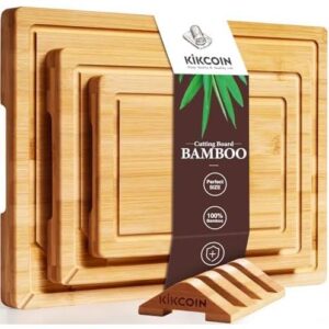 四件套(带沥水槽天然竹制大砧板) 68%OFF