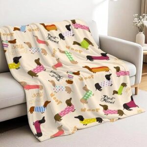 可爱的小猎犬毛毯礼物，适合男孩女孩使用  50%OFF