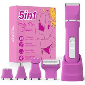 5合1/女士电动防水剃毛器套装 63%OFF
