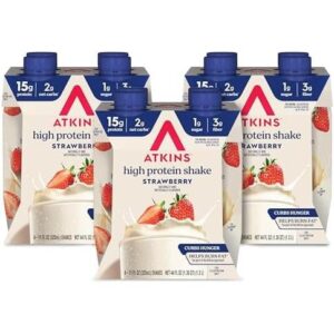 Atkins/12瓶高蛋白低糖摇摇饮 47%OFF