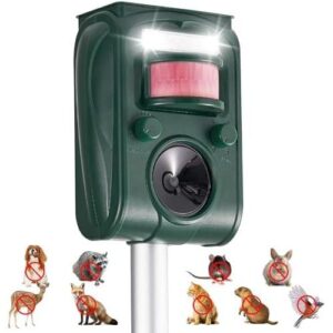 升级版太阳能超声波防鼠防鹿装置，具备 5 种可调节模式，具备运动检测功能。 57%OFF