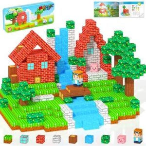 Magnetic Blocks/便携金属盒磁力积木 55%OFF