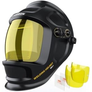 自动变暗式焊接头盔 大视角 3.94 英寸 x 3.66 英寸 60%OFF