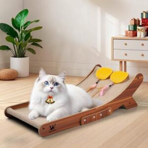 天然实木（三合一防抓护家具）猫抓床 73%OFF