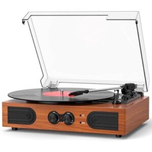 内置立体声扬声器的黑胶唱片播放器50%OFF