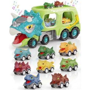 九合一(可拖行/8只装)恐龙玩具车 61%OFF