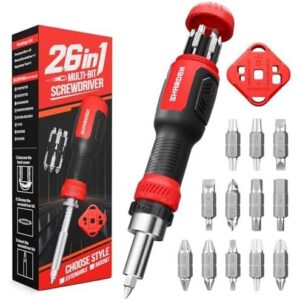 26合1(棘轮/CRV钢批头)多功能螺丝刀套装 60%OFF