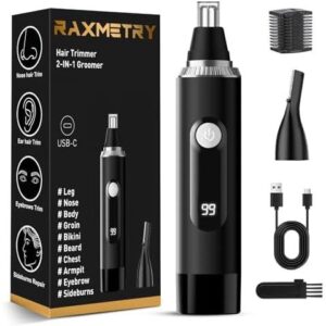 双刃LED显示无痛面毛修剪器(USB充电款) 71%OFF