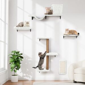 W&O Cat Shelves/5合1天然木猫架 50%OFF