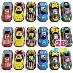 28件套(赛车贺卡)儿童复活节派对礼 61%OFF