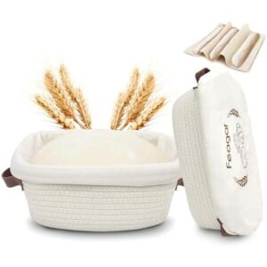 双件套(超大容量/多功能)面包发酵篮套装 50%OFF