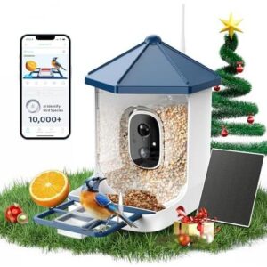 LIWAN/智能太阳能2K摄像鸟食器 57%OFF