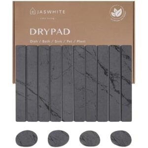 厨房(可折叠/4件套)硅藻土沥水垫 50%OFF