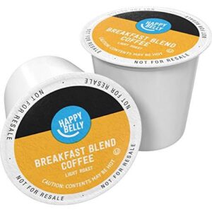 Happy Belly/浅烘焙早餐混合咖啡胶囊（适配Keurig 2.0，24粒装） 40%OFF