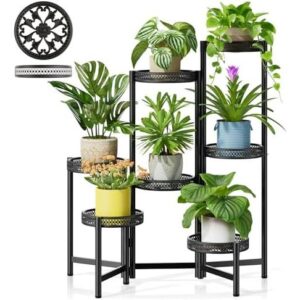 7层(大尺寸/可折叠)金属花架 35%OFF