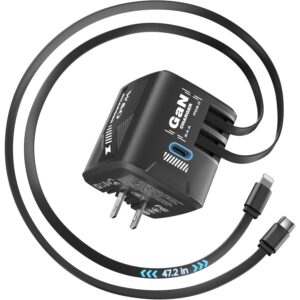 iPhone 快速充电器 17/16/15,60W GAN充电器 -40%