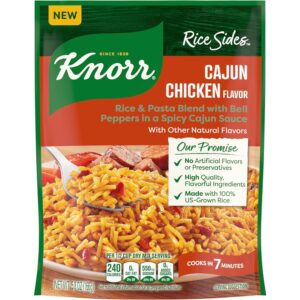 Knorr米配菜卡津鸡肉味米饭，美味+快速配菜，100%美国种植米5.8盎司-35%
