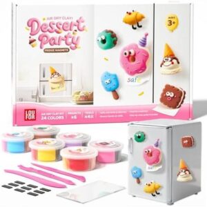 儿童用空气干燥黏土套装 - 制作冰箱贴  40%OFF