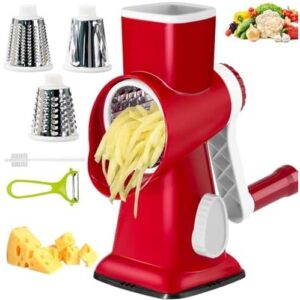 手动多用途(带柄/旋切)蔬果奶酪刨丝器 50%OFF