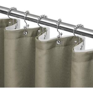 三件套(布艺12钩防水浴帘) 52%OFF