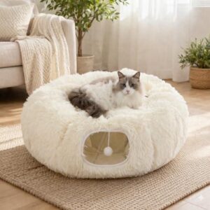 室内带可拆洗垫防滑猫隧道床 52%OFF
