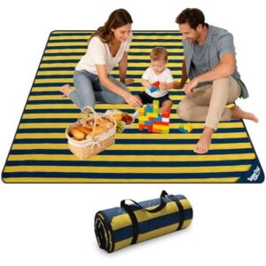 野餐毯 80"x80" – 大尺寸防水户外毯，适用于海滩使用  50%OFF