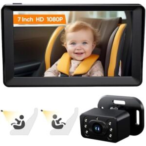 KidsNeed/2台7寸360°车载监视器 50%OFF