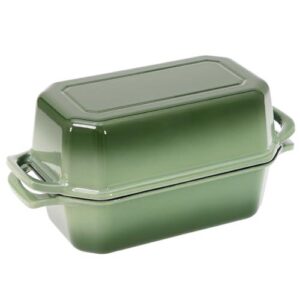 珐琅铸铁(9x5寸/带盖)面包烤盘 33%OFF