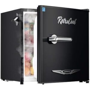 1.7立方英尺复古迷你冰箱 49%OFF