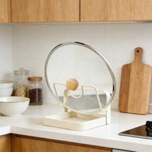 单层锅盖收纳架(304钢/可拆托盘) 50%OFF