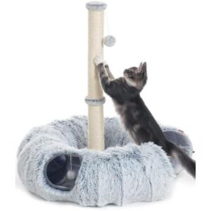 三合一（猫抓柱隧道藏身）宠物玩具床 50%OFF