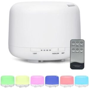 500ml/遥控超声波香薰加湿器 50%OFF