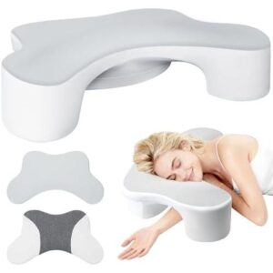 侧睡专用(记忆棉/带臂洞/护肩颈)双枕套人体工学枕 50%OFF