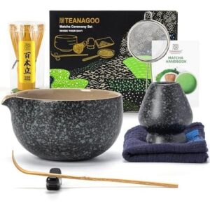 TEANAGOO 抹茶搅拌器套装 黑色 55%OFF