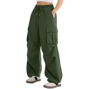 女款(速干/多袋)伞兵阔腿休闲裤 50%OFF