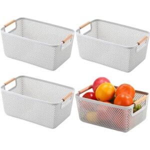 4 件套塑料网篮带把手 60%OFF