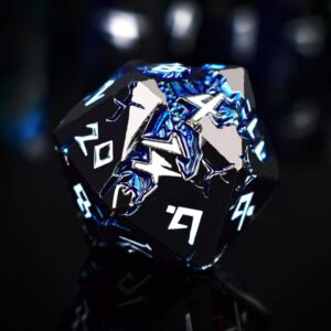 规则骰 D&D 骰子 7 个 Metal DND 骰子套装-58%