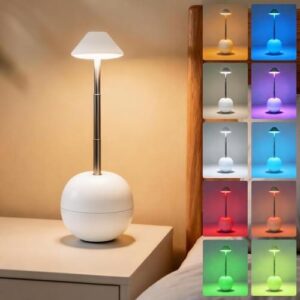 LED(可充电/3色7档调光无绳台灯) 50%OFF