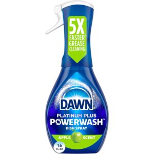 Dawn Platinum Powerwash洗碗喷雾，洗洁精，苹果香味，16盎司 -37%