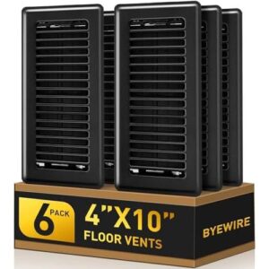 Heavy Duty Steel/6个4x10可调地风口 50%OFF