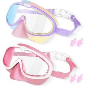 Seago 儿童游泳护目镜 2 套（适用于 3 至 12 岁） 50%OFF