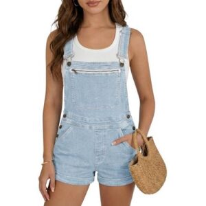 单件(女式可调背带牛仔短裤) 50%OFF