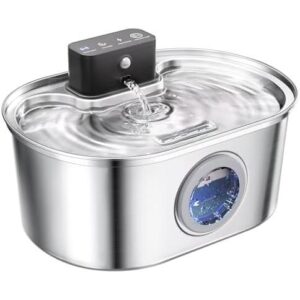 不锈钢(3.2L无线/自动静音宠物饮水机) 70%OFF