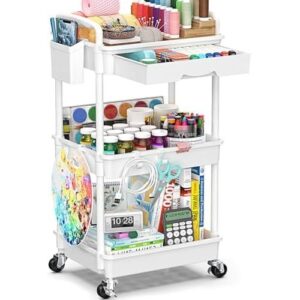 3-Tier Rolling Cart/2锁轮多用途收纳 50%OFF