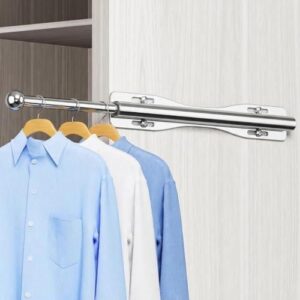 12" Valet Rod For Closet Pull Out Slide Out Adjustable Heavy Duty Valet Rod For Closet 76%OFF